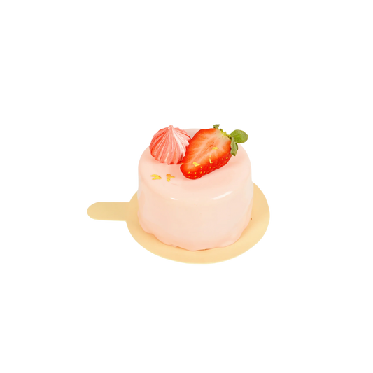 Blanche Fraise – mousse vanilie & fructe fresh