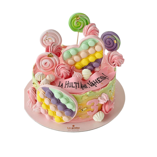 Tort Pop It Colorat