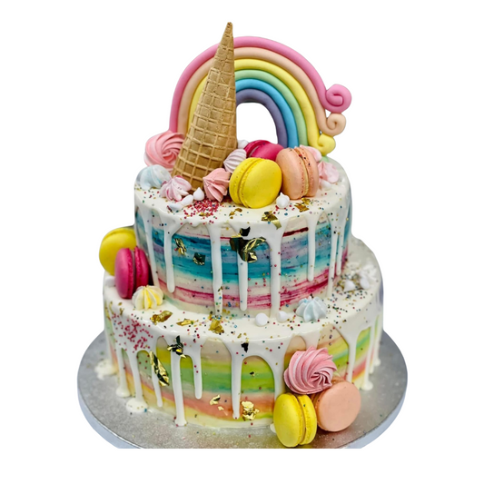 Tort Curcubeu cu Înghețată