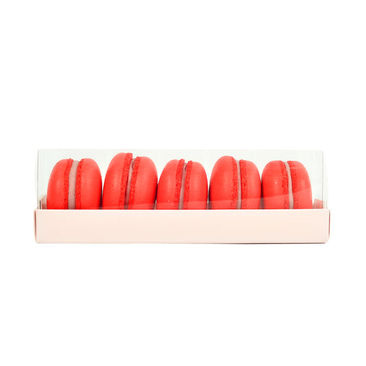 Macarons Zmeura 5 Buc