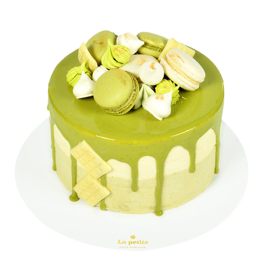 Tort Pistache – fistic, vanilie și vișine acrișoare