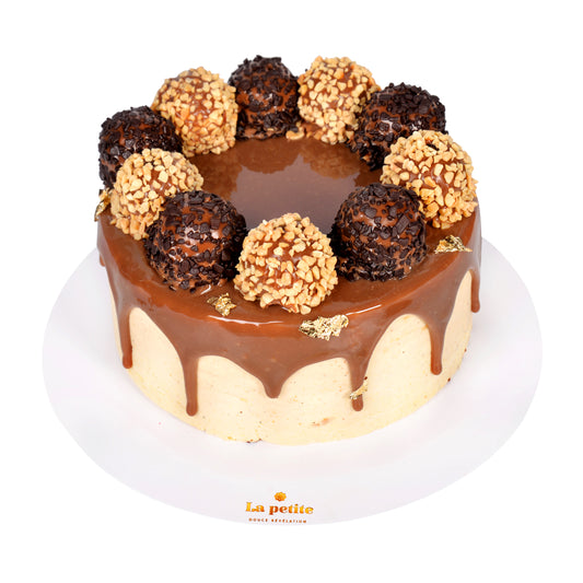 Tort Snickers – caramel, arahide & cremă