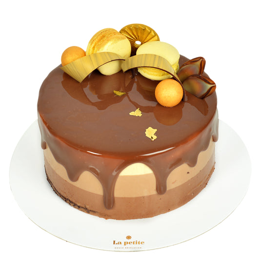 Tort Trois Chocolat – Cannes de ciocolată
