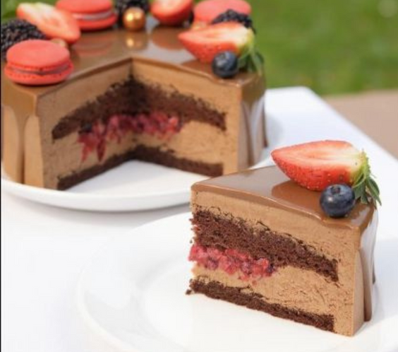 Tort Latte Forêt – ciocolată & fructe fresh