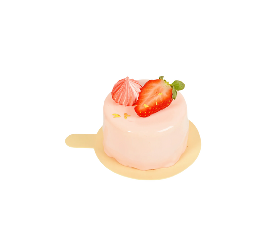 Blanche Fraise – mousse vanilie & fructe fresh