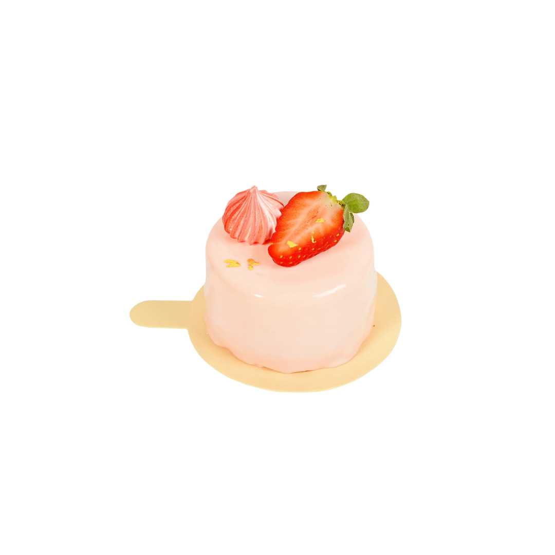 Blanche Fraise – mousse vanilie & fructe fresh