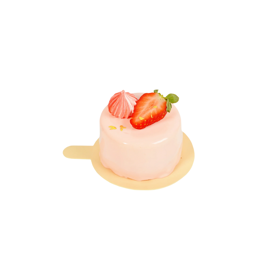Blanche Fraise – mousse vanilie & fructe fresh