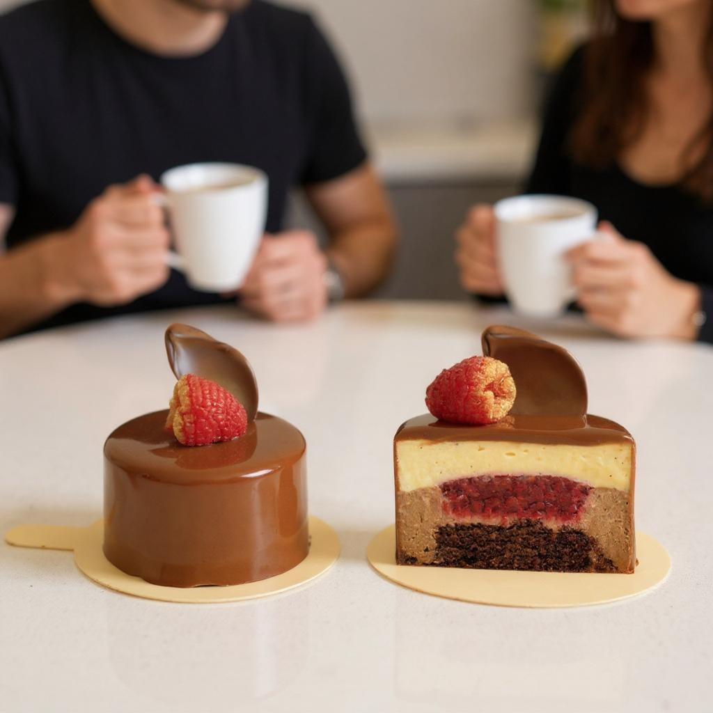 Latte Framboise – vanilie & zmeură