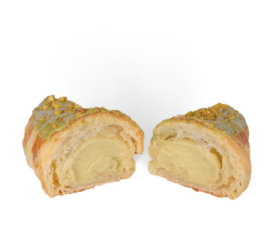 Croissant cu fistic – pufos și cremos