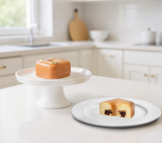 Pecan – caramel, nuci & mousse fin