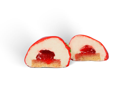 Fraise – mousse ciocolată albă & căpșune