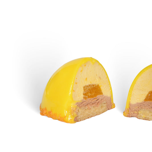 Mango Chocolat – mousse mango & ciocolată
