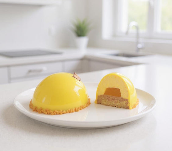 Mango Chocolat – mousse mango & ciocolată