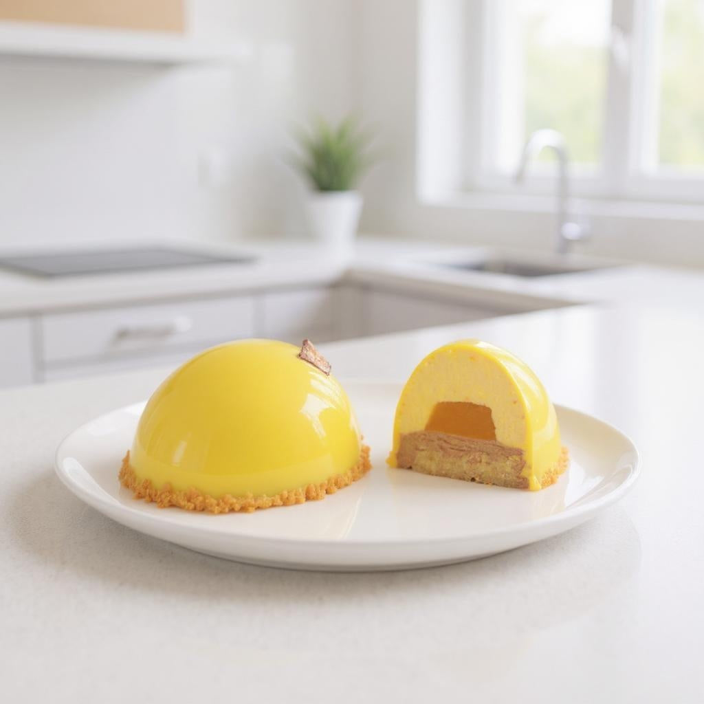 Mango Chocolat – mousse mango & ciocolată