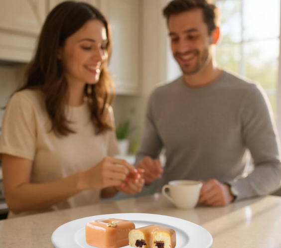 Pecan – caramel, nuci & mousse fin