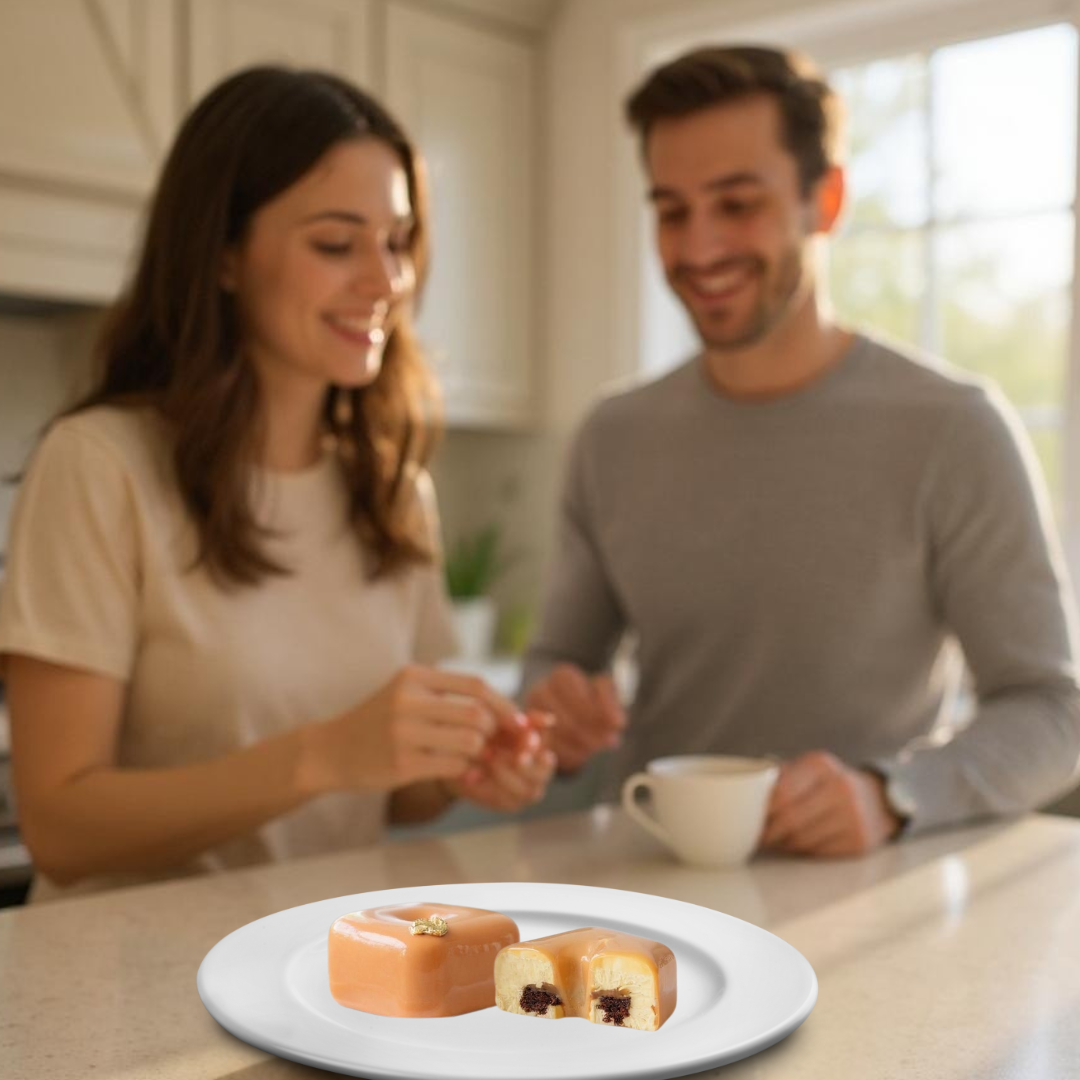 Pecan – caramel, nuci & mousse fin