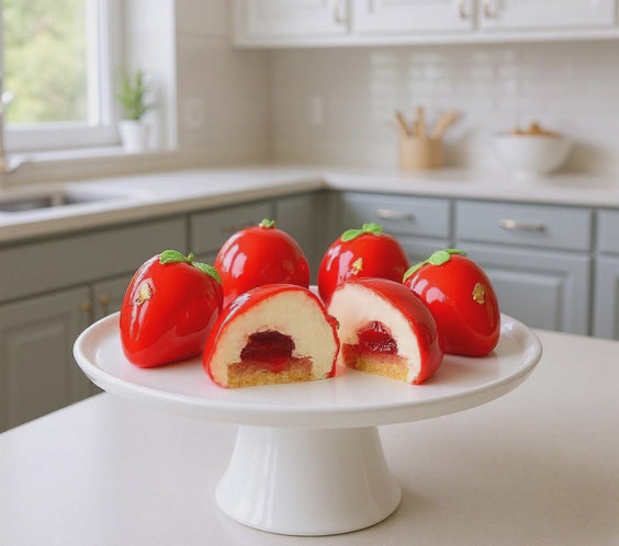 Fraise – mousse ciocolată albă & căpșune