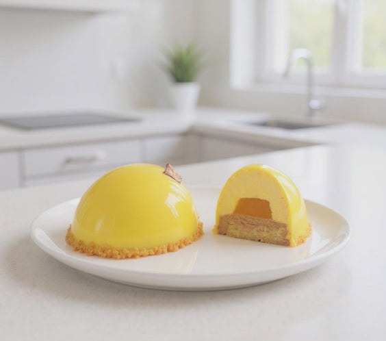 Mango Chocolat – mousse mango & ciocolată