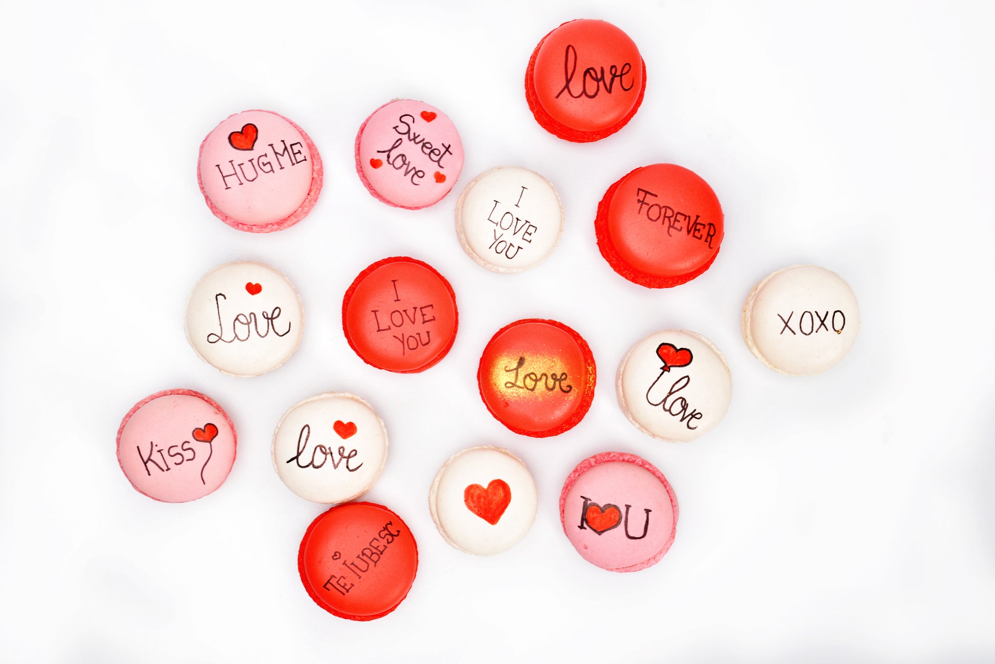 Macarons Amour 9 buc