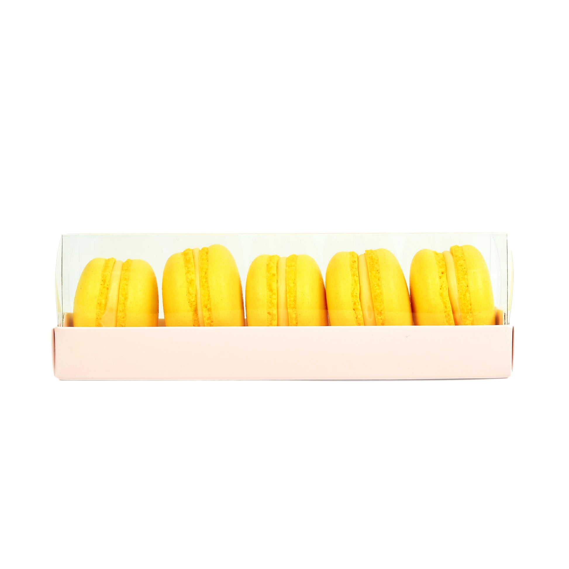 Macarons Mango – 5 bucăți de rafinament exotic