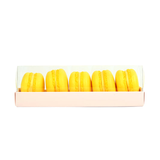 Macarons Mango – 5 bucăți de rafinament exotic