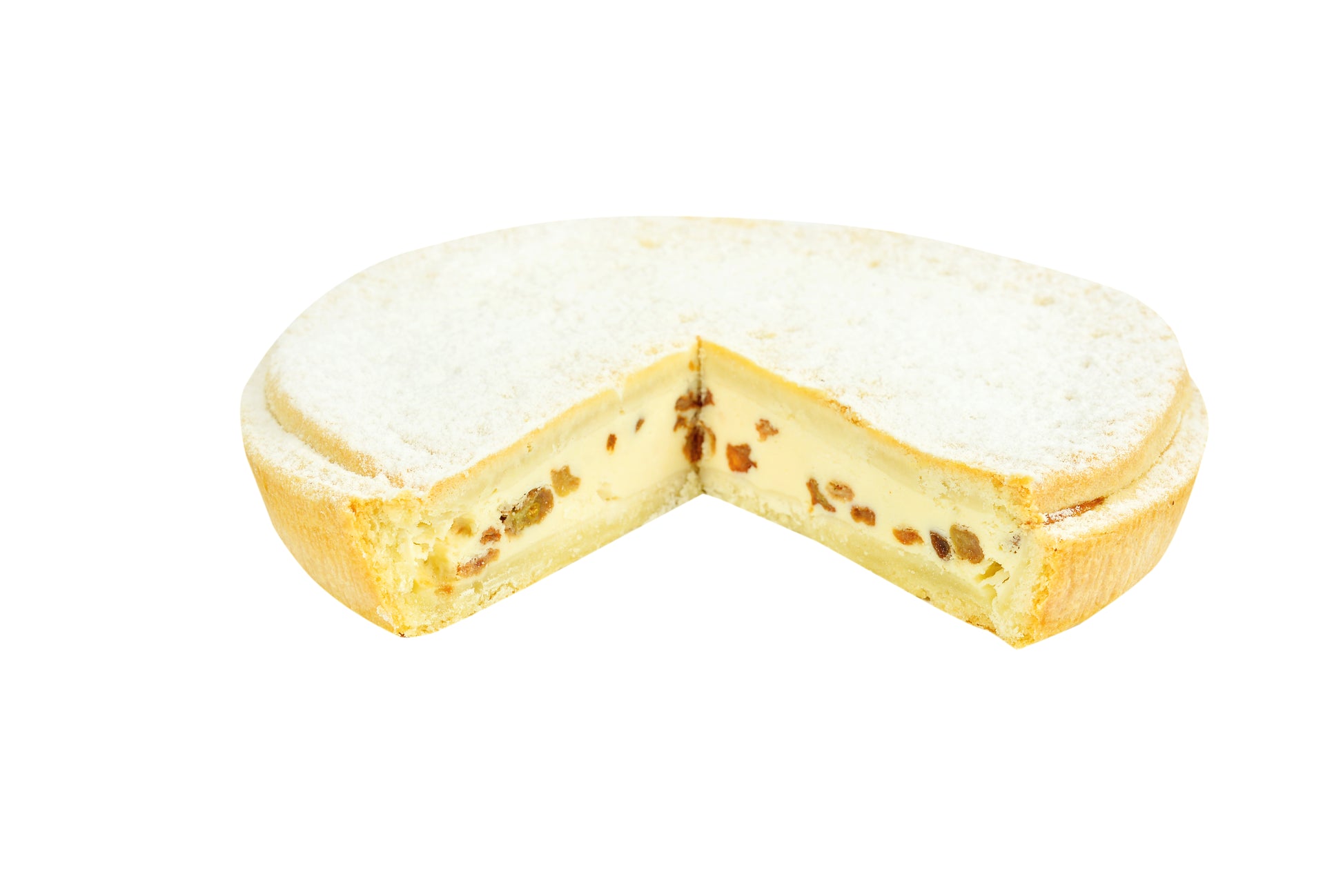 Plăcintă cu brânză dulce & stafide