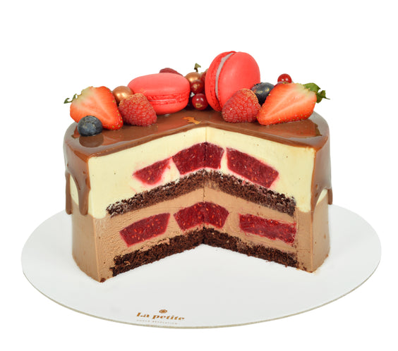 Tort Latte Framboise – fin, dulce-acrișor