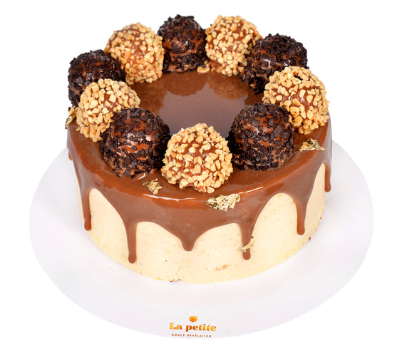 Tort Snickers – caramel, arahide & cremă