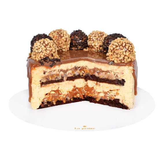 Tort Snickers – caramel, arahide & cremă