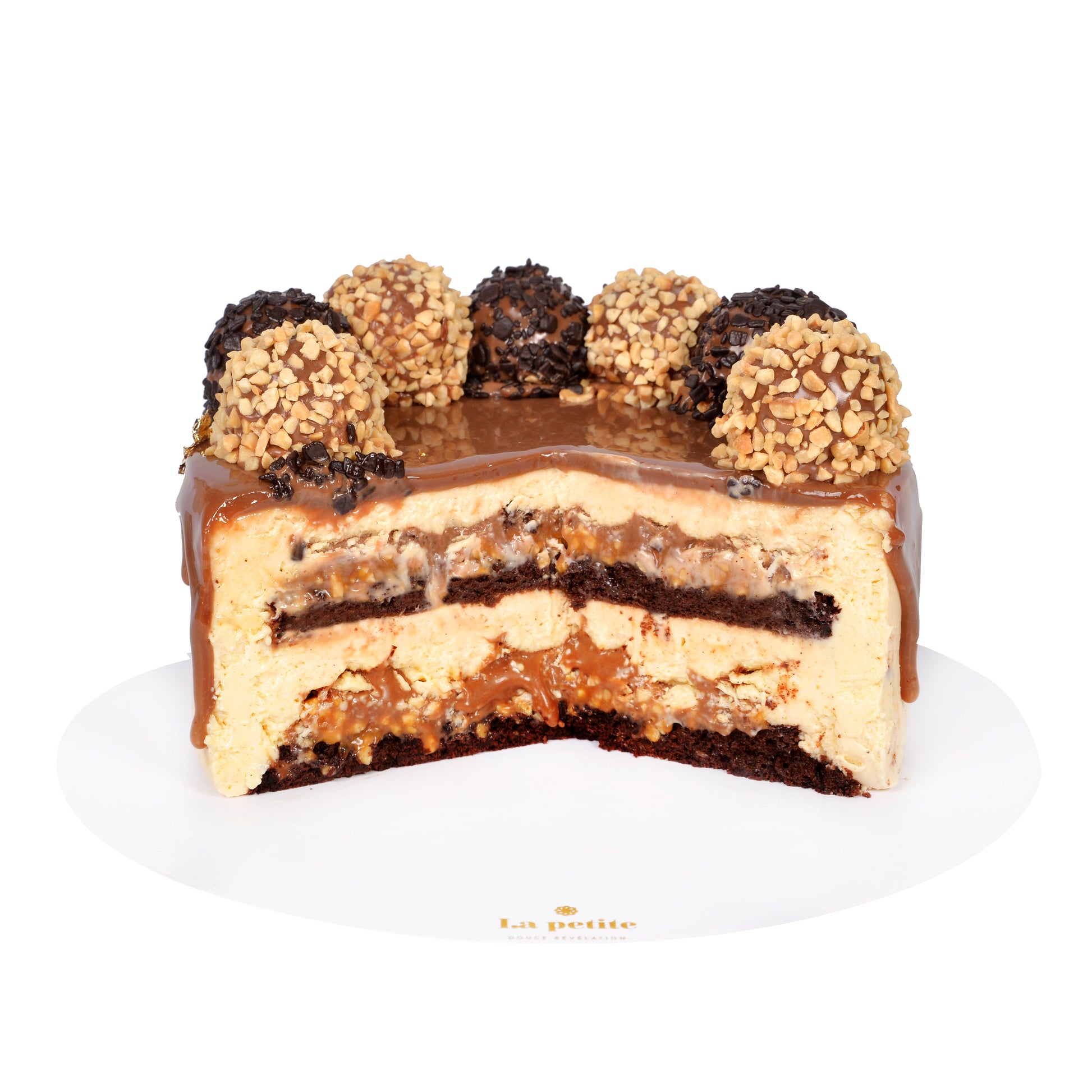 Tort Snickers – caramel, arahide & cremă